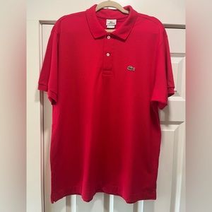 Lacoste polo shirt size 7